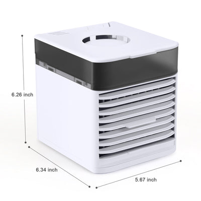 4 In 1 Personal Portable Cooler AC Air Conditioner Unit Air Fan Humidifier 4 In 1 Upgraded Portable Air Conditioner Cooling Fan 3 Speed Home Office Tent - My Tech Addict
