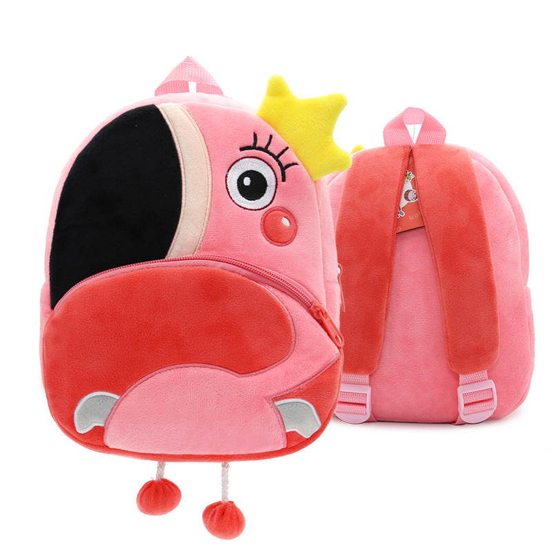 Cute Plush Backpacks Kindergarten Cartoon School Bags Children Animal Toys Bag - My Tech Addict