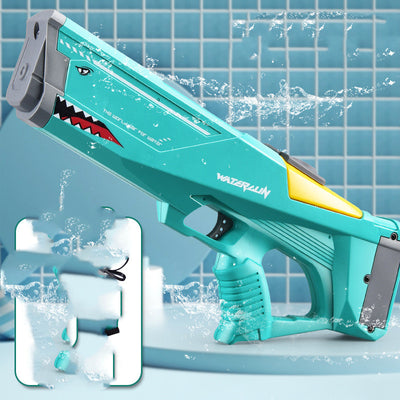 Automatic Electric Water Gun Toys Shark High Pressure Outdoor Summer Beach Toy Kids Adult Water Fight Pool Party Water Toy - My Tech Addict