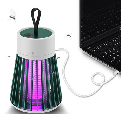 Electric-Shock Physical Mosquito Killer Light Purple Light Mosquito Trap Mosquito Killer Portable OutdoorBedroom USB Rechargeable Mosquito Trap - My Tech Addict