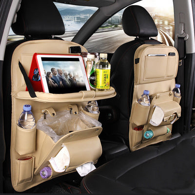 Pad-Bag Organizer Tray Car-Seat Car-Trash-Can Auto-Accessories Foldable Table Travel - My Tech Addict