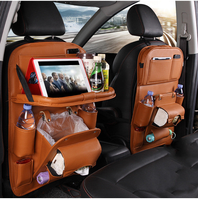 Pad-Bag Organizer Tray Car-Seat Car-Trash-Can Auto-Accessories Foldable Table Travel - My Tech Addict