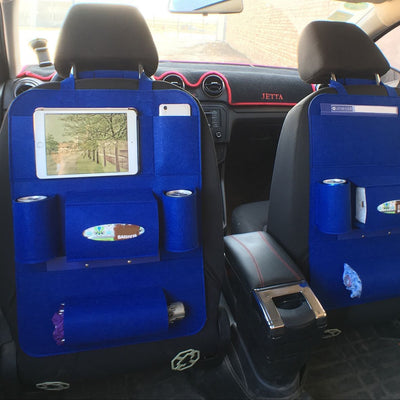 Auto Car Backseat Organizer Car-Styling Holder Multi-Pocket Seat Wool Felt Storage Multifunction Vehicle Accessories Bag - My Tech Addict