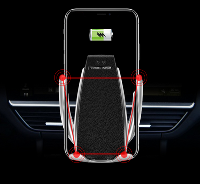 Car Wireless Charger 10W Induction Car Fast Wireless Charging With Car Phone Holder S5 - My Tech Addict