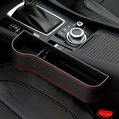 PU Car Organizer Seat Gap Storage Box Car Seat Side Slit for Wallet Phone Coins Cigarette Keys Cards Car Accessories - My Tech Addict