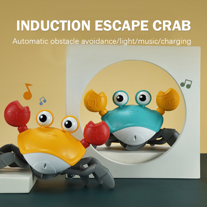 Induction Escape Crab Rechargeable Electric Pet Musical Toys Children'S Toys Birthday Gifts Interactive Toys Learn To Climb Toys - My Tech Addict