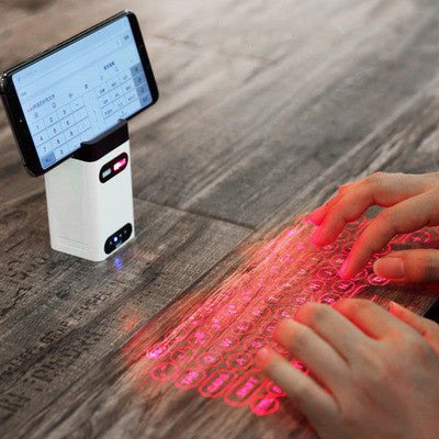 LEING FST Virtual Laser Keyboard Bluetooth Wireless Projector Phone Keyboard For Computer Pad Laptop With Mouse Function - My Tech Addict