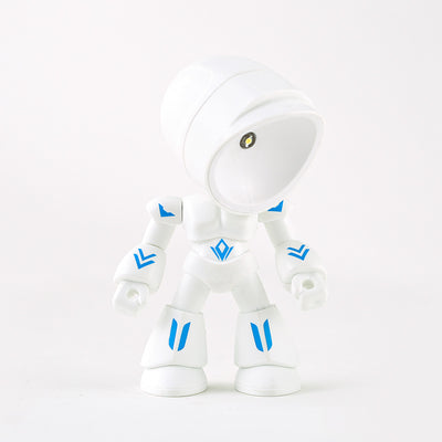 Cute LED Hero Table Lamp Mini Portable Cool Mecha Cute Robot Night Lig
 Overview:

1. Cute night light adopts mecha robot figures hero design which are equipped with head, arms, legs, when turn on with lights all ages will love the unihallowen giftsMy Tech AddictMy Tech Addict