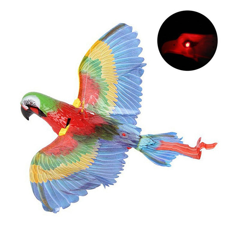 Simulation Bird Cat Interactive Pet Toys Hanging Eagle Flying Teasering Play Kitten Dog Toys Animals Cat Accessories Supplies - My Tech Addict