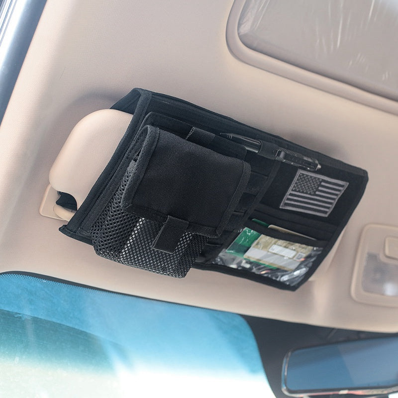 Vehicle Visor Panel Truck Car Sun Visor Organizer CD Bag Holder Car Styling Hunting Accessories - My Tech Addict