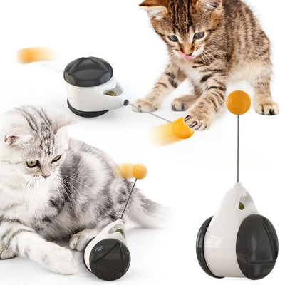Electric Automatic Lifting Motion Cat Toy Interactive Puzzle Smart Pet Cat Teaser Ball Pet Supply Lifting Toys - My Tech Addict