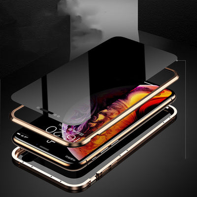 Phone Case Anti-peep Magnetic Protective Shell Magnetic Privacy Glass Case For Phone - My Tech Addict