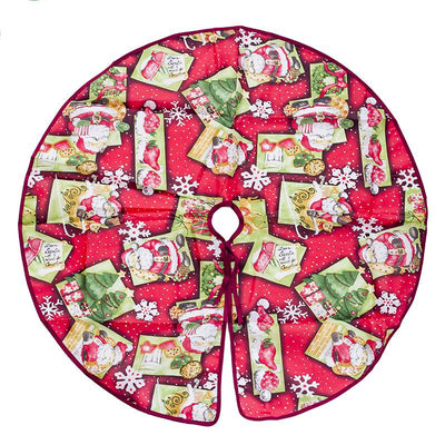 Christmas tree skirt Christmas tree decorations Christmas gifts Christ
 Category :Christmas tree skirt
 
 Material: non-woven fabric/super soft fabric/fabric/flannel (single-sided velvet composite sponge)/short plush
 


 Size :60cm, 7hallowen giftsMy Tech AddictMy Tech Addict
