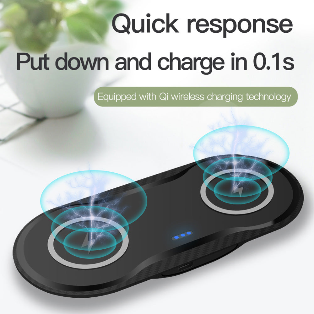 Wireless Charger Dual Mobile Phone Charger - My Tech Addict