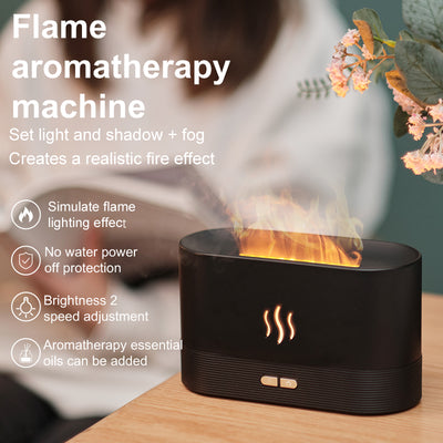 Drop Shipping Factory Direct Sale Fire Flame Humidifier Aroma Diffuser 2022 Air Essential Oil Ultrasonic Humidifier - My Tech Addict
