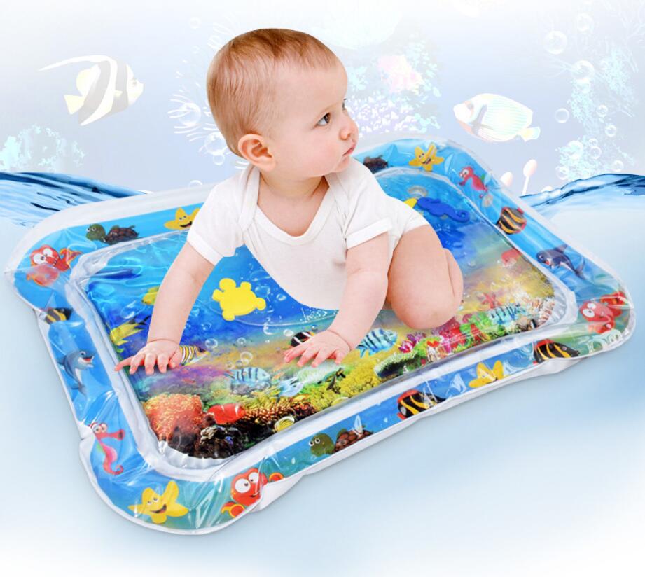 Baby Inflatable Water Mat, Infants Summer Beach Water Mat Patted Pad Water Cushion For Infants Toddlers Summer Fun Activity Play Toys Baby Pillows - My Tech Addict