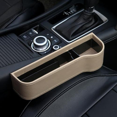 PU Car Organizer Seat Gap Storage Box Car Seat Side Slit for Wallet Phone Coins Cigarette Keys Cards Car Accessories - My Tech Addict