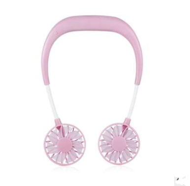 Charging portable lazy fan student desktop fan hanging neck fan - My Tech Addict