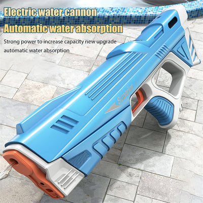 Summer Full Automatic Electric Water Gun Toy Induction Water Absorbing High-Tech Burst Water Gun Beach Outdoor Water Fight Toys - My Tech Addict