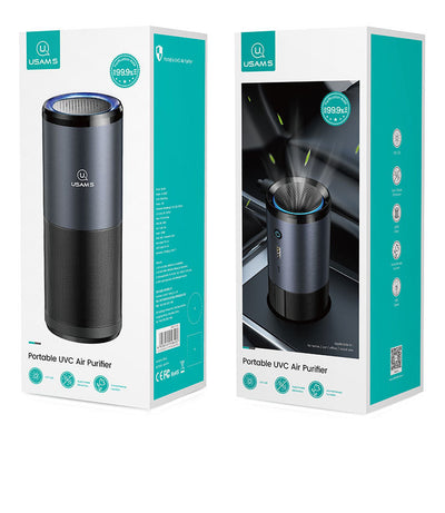 Car Air Purifier Ionizer Negative Ion Aluminum Alloy Car Air Freshener Activated Carbon Formaldehyde Auto Air Clean Accessories - My Tech Addict