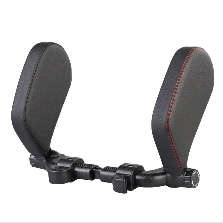 Car headrest pillow Sleep Adjustable Side Car Soft Travel Seat Headrest Auto Leather Support Neck Pillow Cushion car accessories - My Tech Addict