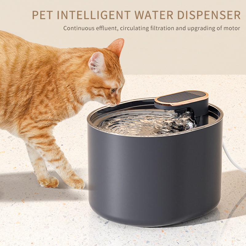 Automatic Pet Cat Water Fountain Mute Water Feeder Bowl USB Charge Auto Electric Feeder Pet Drinking Dispenser For Cat Dog Pet Products