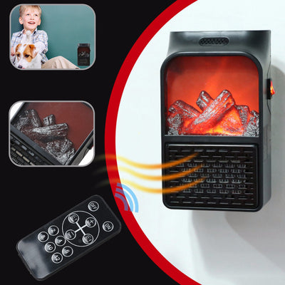 Flame Heater Household Mini Heater Multifunctional Heater - My Tech Addict
