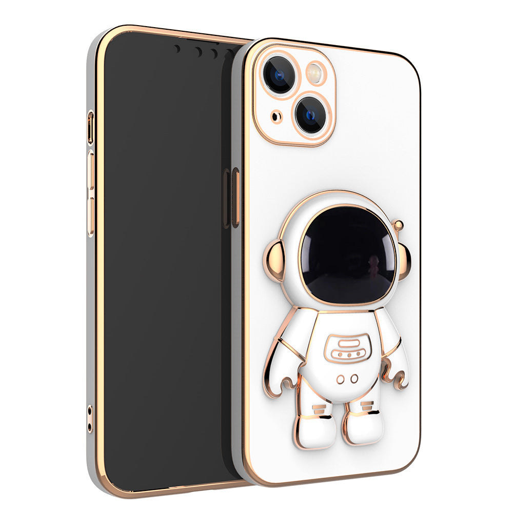 3D Astronaut Phone Case Anti-Drop Electroplating Bracket - My Tech Addict