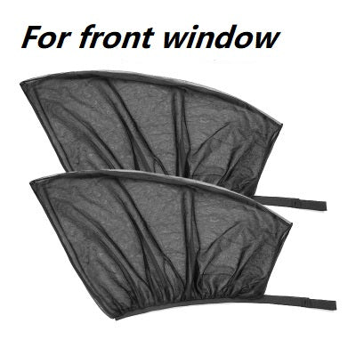 Car Front&Rear Side Curtain Sun Visor Shade Mesh Cover Insulation Anti-mosquito Fabric Shield UV Protector Car Accessories Car Side Window Sunshades Window Screen Door Covers UV Protector - My Tech Addict