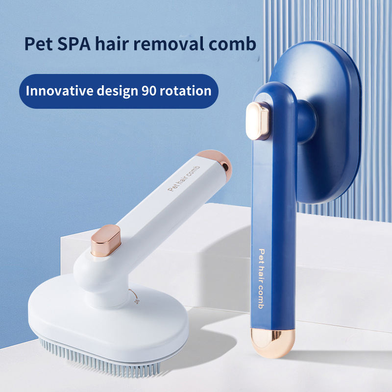 Pet Comb Cat Dog To Remove Floating Hair Pet Hair Brush Hair Removal Artifact Pet Grooming Brush Supplies Self Cleaning Comb Pet Products - My Tech Addict
