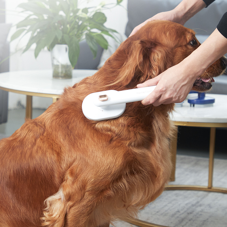 Pet Comb Cat Dog To Remove Floating Hair Pet Hair Brush Hair Removal Artifact Pet Grooming Brush Supplies Self Cleaning Comb Pet Products - My Tech Addict
