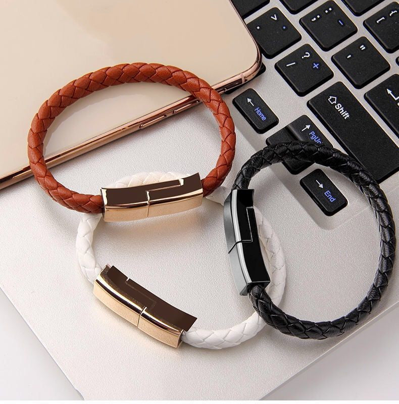 New Bracelet Charger USB Charging Cable Data Charging Cord For IPhone14 13 Max USB C Cable For Phone Micro Cable - My Tech Addict