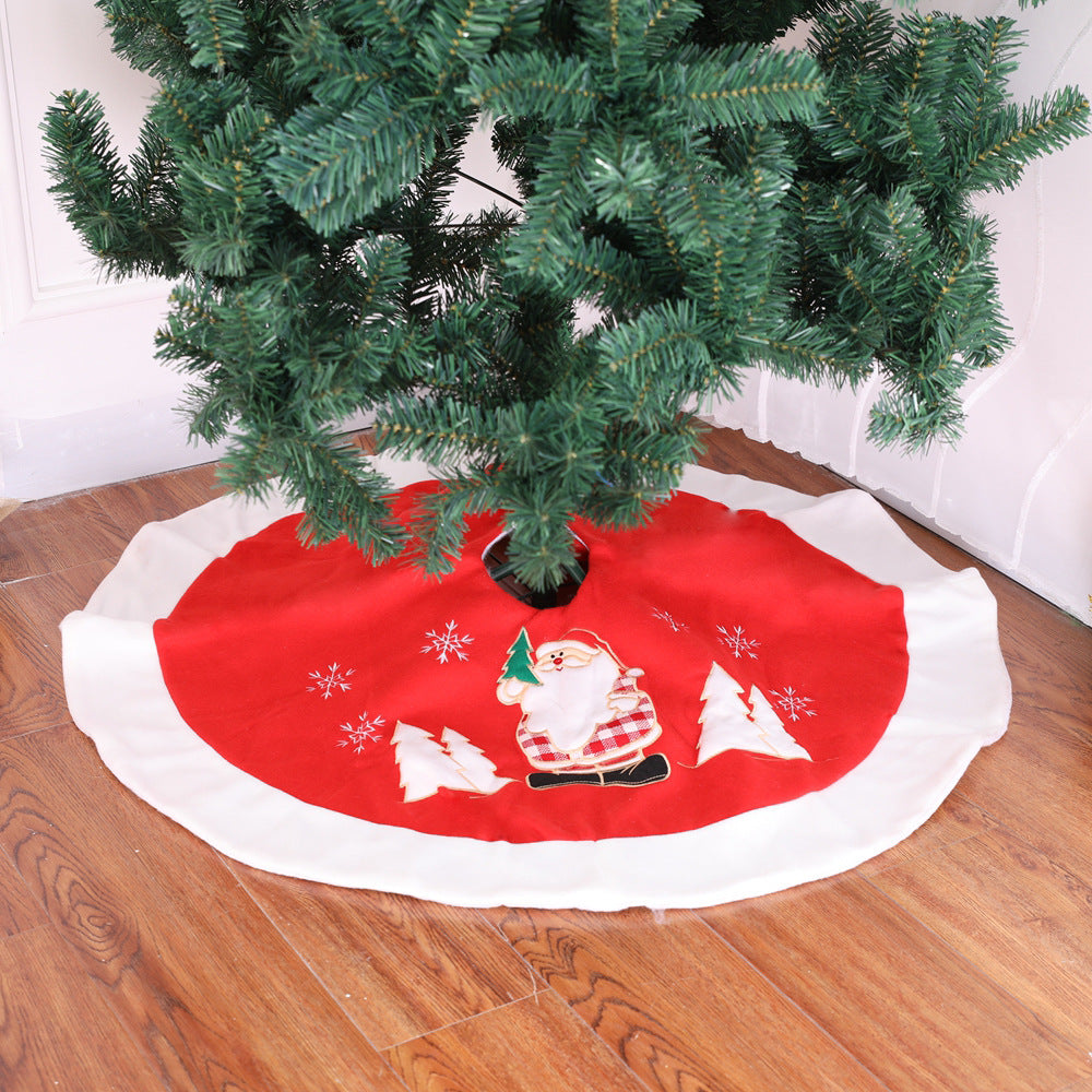Christmas tree skirt Christmas tree decorations Christmas gifts Christ
 Category :Christmas tree skirt
 
 Material: non-woven fabric/super soft fabric/fabric/flannel (single-sided velvet composite sponge)/short plush
 


 Size :60cm, 7hallowen giftsMy Tech AddictMy Tech Addict