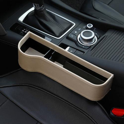 PU Car Organizer Seat Gap Storage Box Car Seat Side Slit for Wallet Phone Coins Cigarette Keys Cards Car Accessories - My Tech Addict