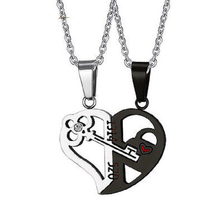 Pendant Love Necklace Set Lover Valentine Gifts Stainless Steel Chain Feature:Brand new and without tags.
Style:Fashion
Material:stainless steel

 Color:Show as the picture
 

Package Include:2 PC*Necklace

 Gender:Couples
 
hallowen giftsMy Tech AddictMy Tech Addict