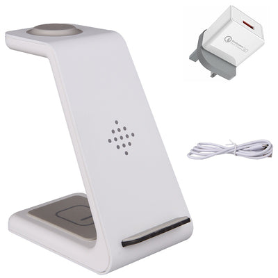 3 In 1 Fast Charging Station Wireless Charger Stand Wireless Quick Charge Dock For Phone Holder - My Tech Addict