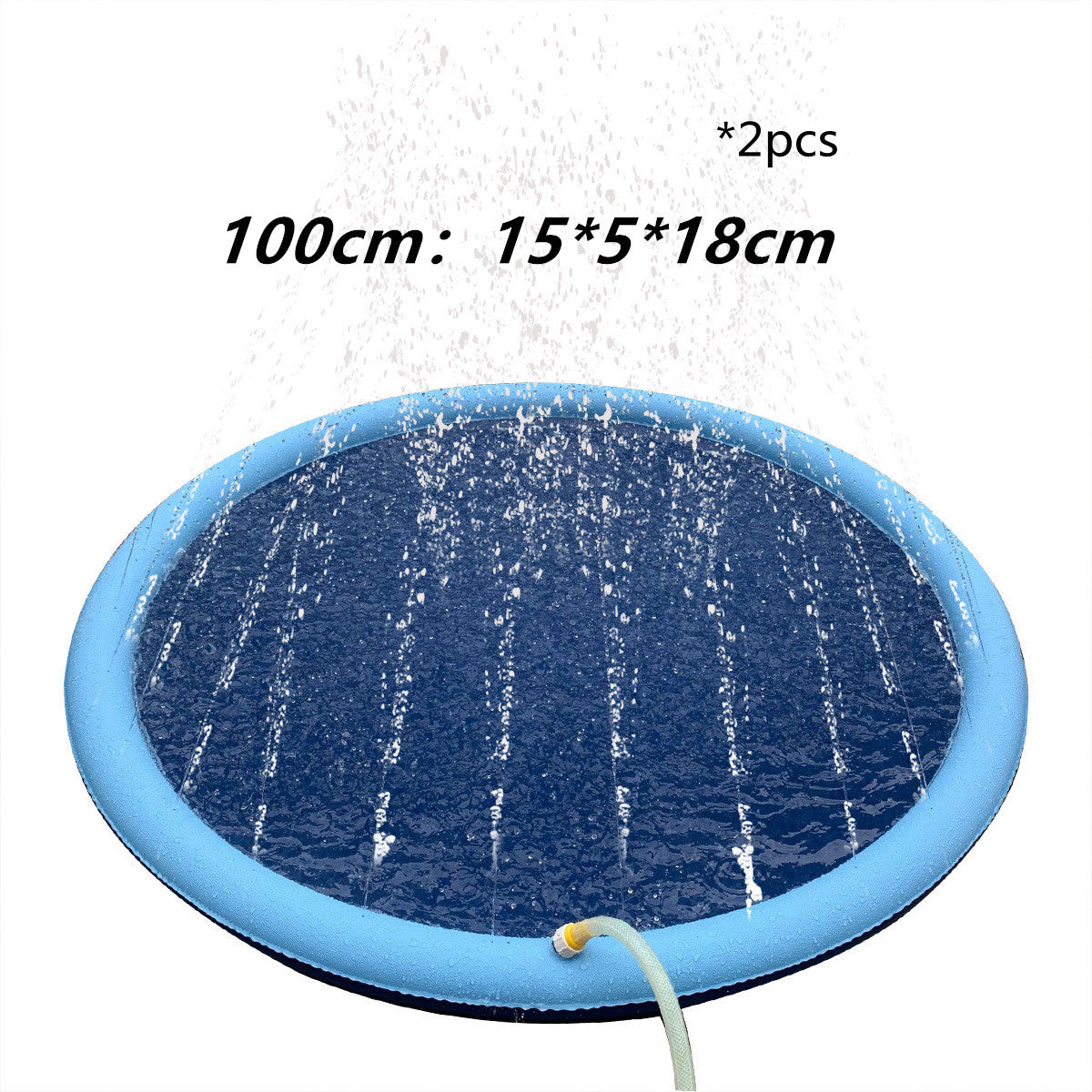 Non-Slip Splash Pad For Kids And Pet Dog Pool Summer Outdoor Water Toys Fun Backyard Fountain Play Mat - My Tech Addict