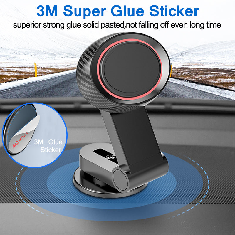360 Degree Rotating Desktop Folding Magnetic Car Navigation Mobile Phone Holder Car Dashboard Support Frame Auto Accessories - My Tech Addict