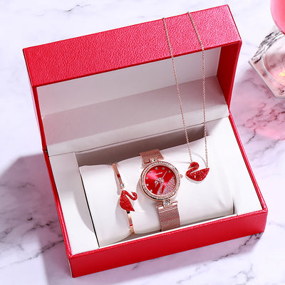 Valentine's Day gifts for ladies watches
 Thickness: 6mm
 
 Dial diameter: 32mm
 
 Crown type: onion crown
 
 Mirror material: sapphire crystal glass mirror
 
 Buckle style: pin buckle
 
 Buckle material: hallowen giftsMy Tech AddictMy Tech Addict