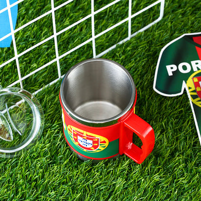 World Cup Soccer Mug Souvenirs Fans Small Gifts Event Prizes
 Product information:
 


 Material: rubber metal
 
 Applicable scene: sports trend, foot basket volleyball, other
 
 Color: France, England, Portugal, Spain, Brazihallowen giftsMy Tech AddictMy Tech Addict