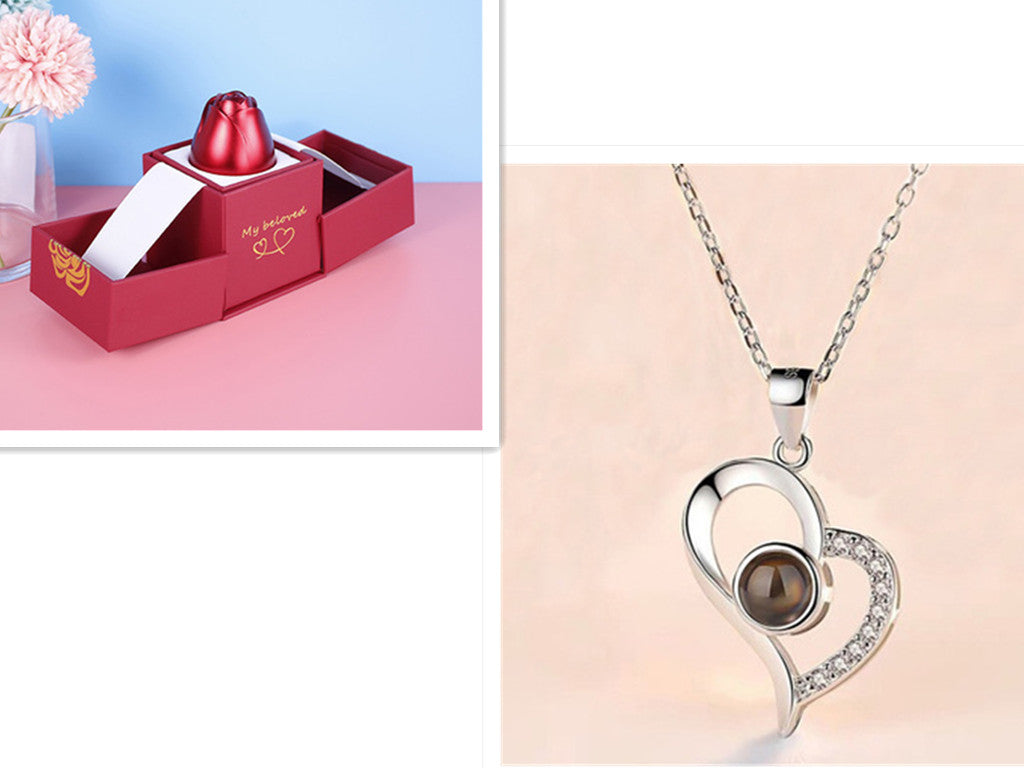 2023 Hot Valentine's Day Gifts Metal Rose Jewelry Gift Box Necklace Fo
 Overview:
 
 100% new design and high quality
 
 Must-have for fashion women
 
 Have a beautiful appearance
 
 
 Specifications:

Necklace：

 Style: ethnic
 
 Matehallowen giftsMy Tech AddictMy Tech Addict