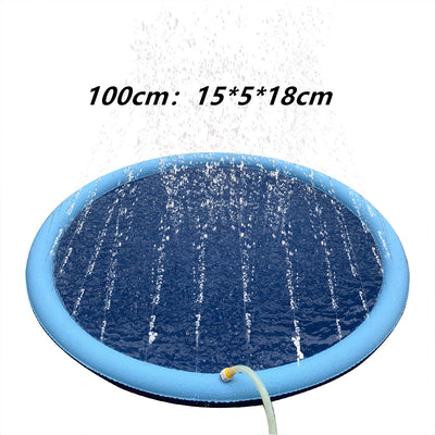 Non-Slip Splash Pad For Kids And Pet Dog Pool Summer Outdoor Water Toys Fun Backyard Fountain Play Mat - My Tech Addict