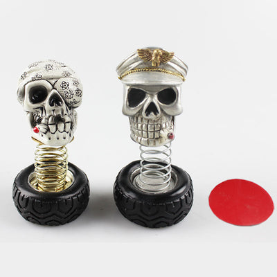 Car Skull Personality Interior Decoration Halloween Day Ornament For Car Goods Car Interior Accessories Decoration - My Tech Addict