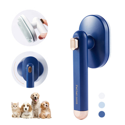 Pet Comb Cat Dog To Remove Floating Hair Pet Hair Brush Hair Removal Artifact Pet Grooming Brush Supplies Self Cleaning Comb Pet Products - My Tech Addict