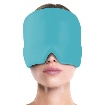Migraine Relief Hat Cold Therapy Migraine Relief Products Comfortable Head Wrap Ice Pack Eye Mask For Puffy Eyes - My Tech Addict