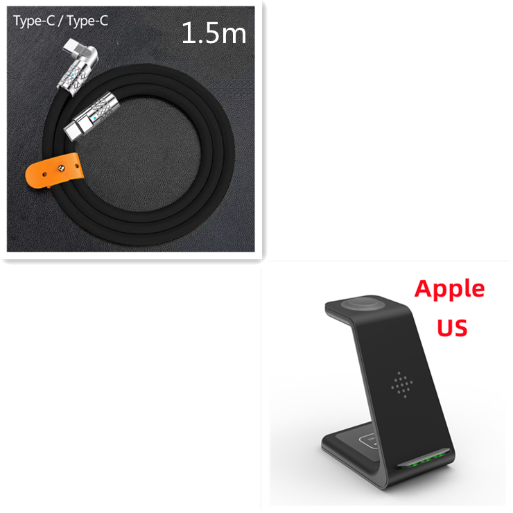 3 In 1 Fast Charging Station Wireless Charger Stand Wireless Quick Charge Dock For Phone Holder - My Tech Addict