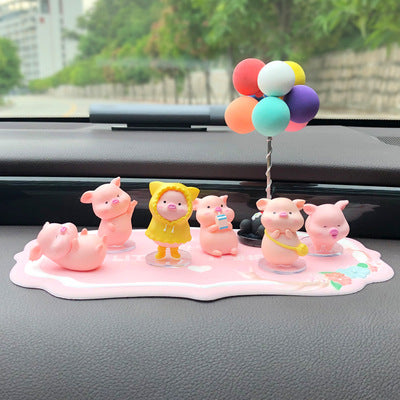 Car Accessories Piggy Creative Cartoon Cute Car Decoration - My Tech Addict
