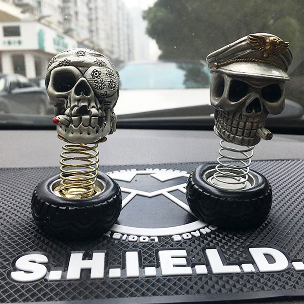 Car Skull Personality Interior Decoration Halloween Day Ornament For Car Goods Car Interior Accessories Decoration - My Tech Addict