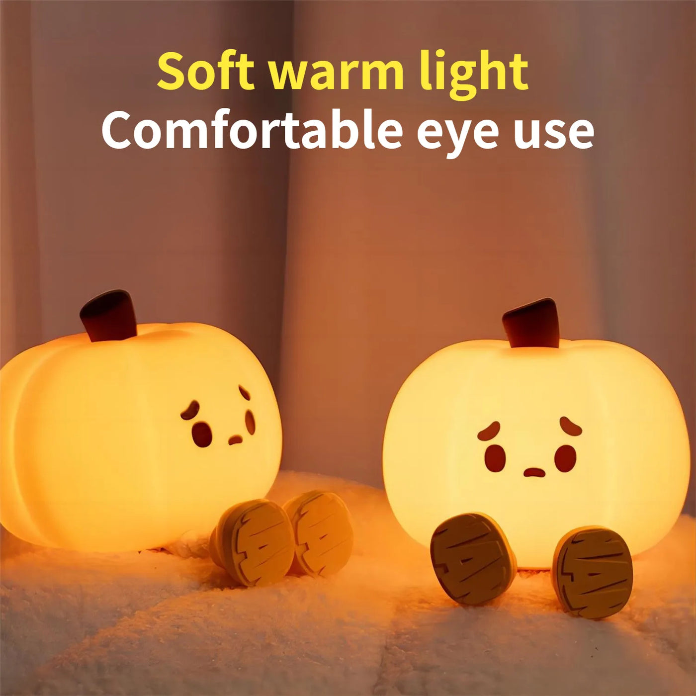 Home Decor Halloween Pumpkin Night Light Cute Soft Silicone Lamp Touch
 Overview:


 1. BPA-Free Safe Table Lamp: The cute Pumpkin night light is made with baby-safe BPA-free silicone to give a pleasantly soft touch, easy to carry arouhallowen giftsMy Tech AddictMy Tech Addict