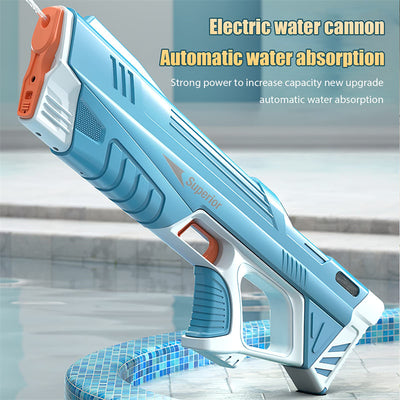 Summer Full Automatic Electric Water Gun Toy Induction Water Absorbing High-Tech Burst Water Gun Beach Outdoor Water Fight Toys - My Tech Addict